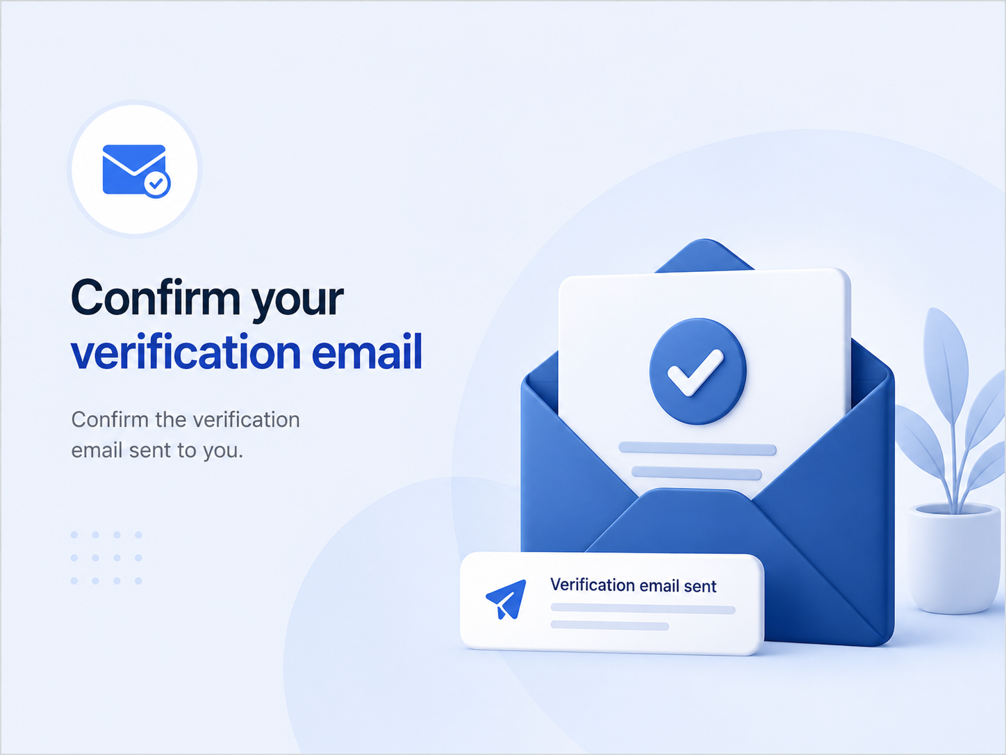 Confirm your verification email
